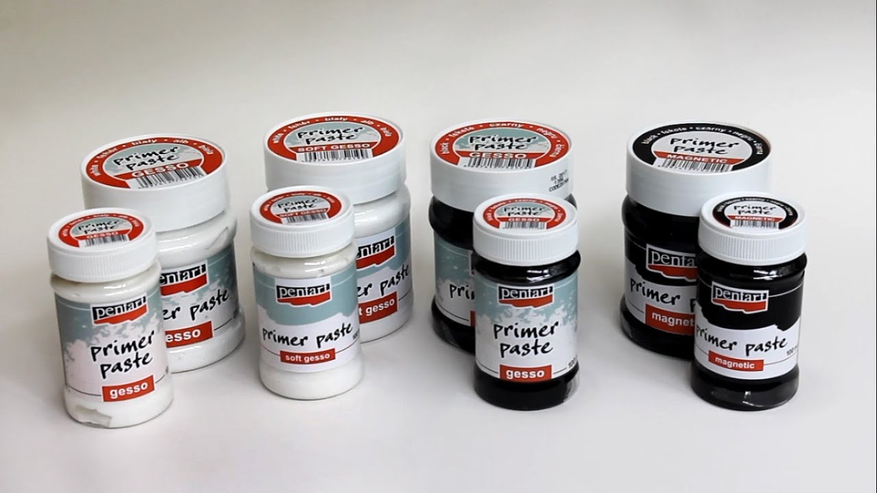 Alapozó paszták (gesso) // Primer Pastes (Gesso)