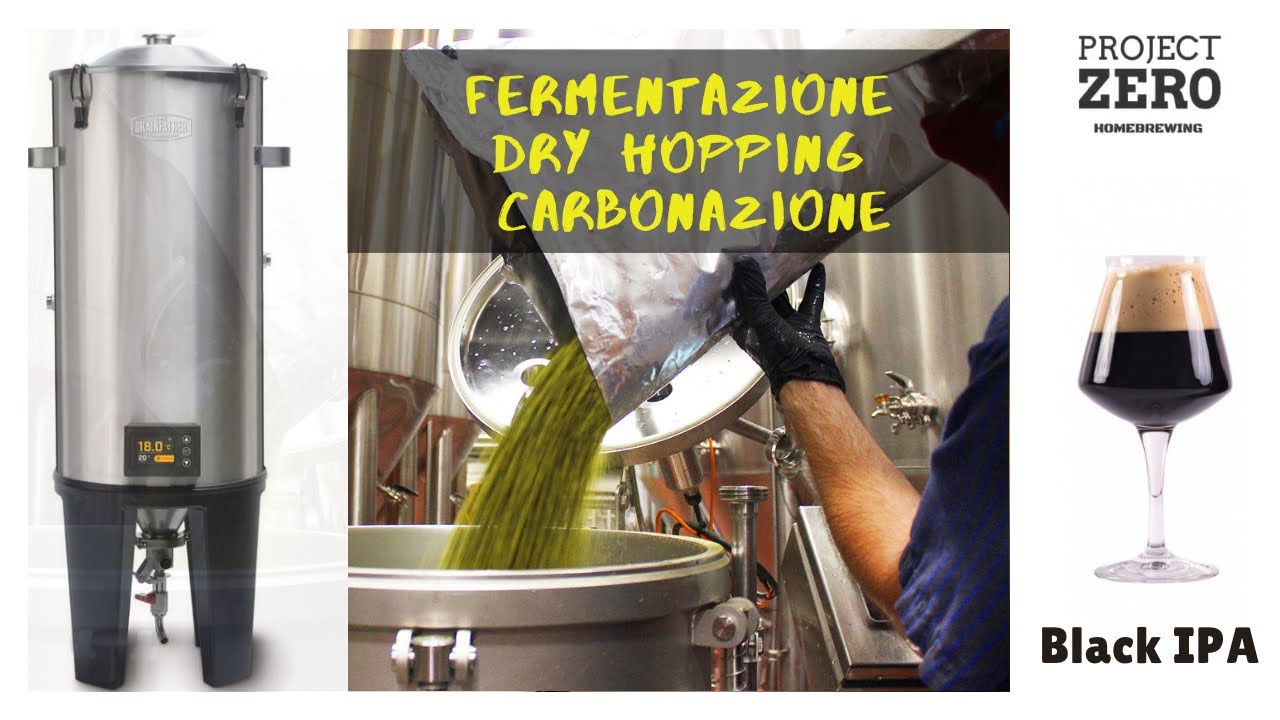 Black IPA - Fermentazione, Dry Hopping & Carbonazione