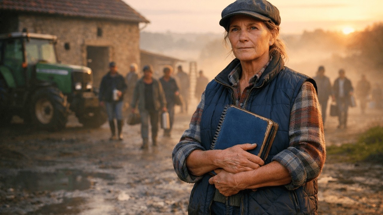 Elle enterra son mari lundi, dirigea sa ferme de 400 hectares… Vendredi, 15 hommes arrivèrent