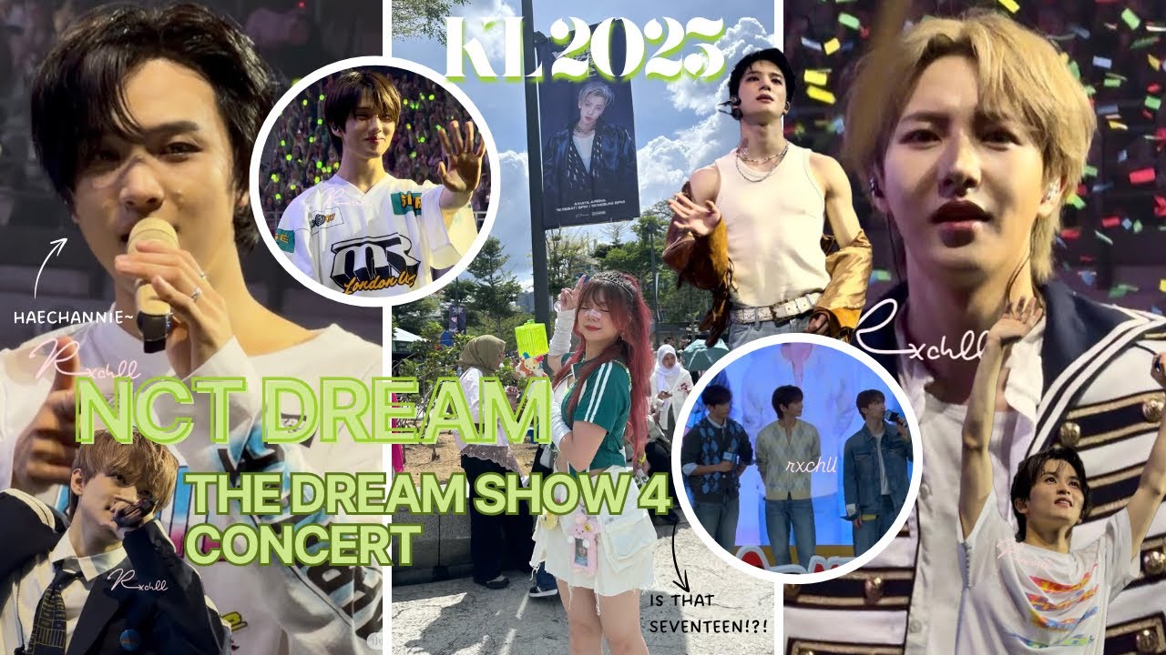 Czennie vlog 💚-NCT Dream TDS4 concert & Seventeen Mister Potato fanmeet in KL 🇲🇾 12-14/12/25
