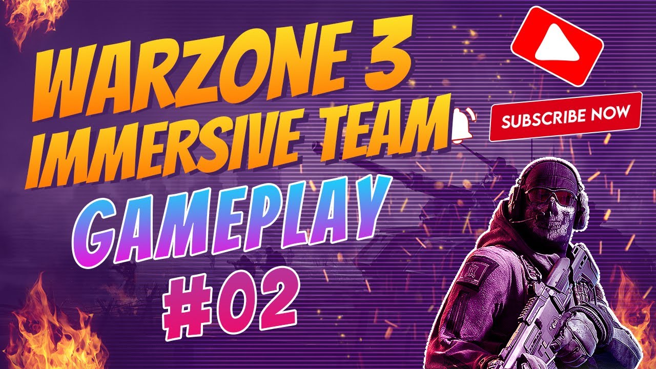 WARZONE 3.0 IMMERSIVE TEAM GAMEPLAY! (No Commentary)