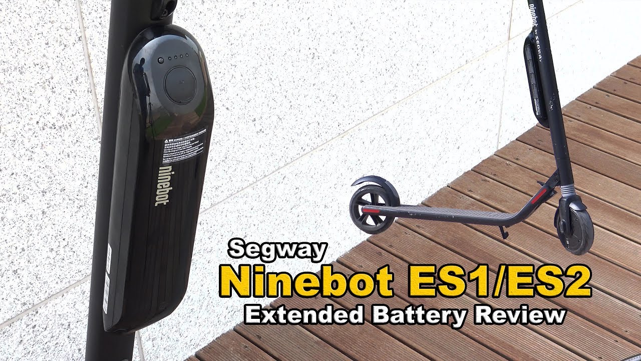 Segway Ninebot Extended Battery Review (ES1 and ES2)