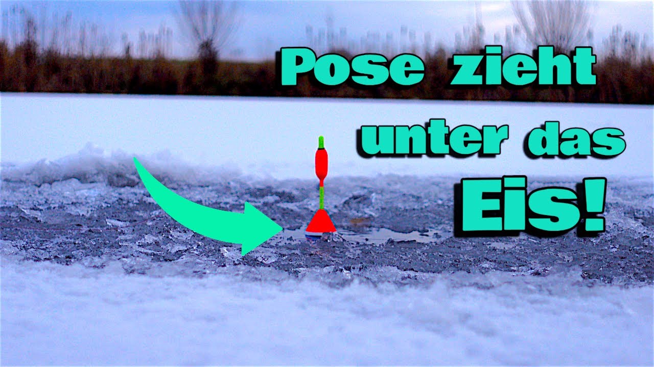 Angeln auf dem Eis auf Pike! Löcher bohren Fischchen rein Pose weg!!