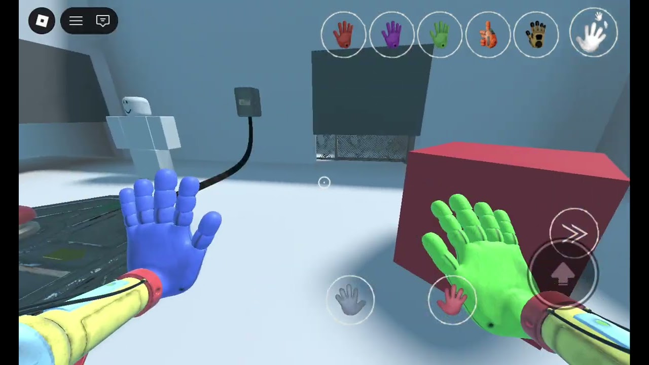 Playing a grabpack test game