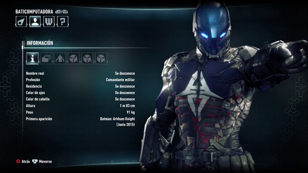 Batman : Arkham Knight - Archivos de sonido / Cintas - Español Latino
