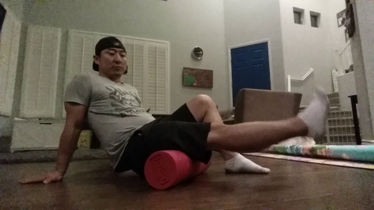 Foam Roll hamstring/quads for low back pain - Movement IQ Physical Therapy in Fullerton, CA