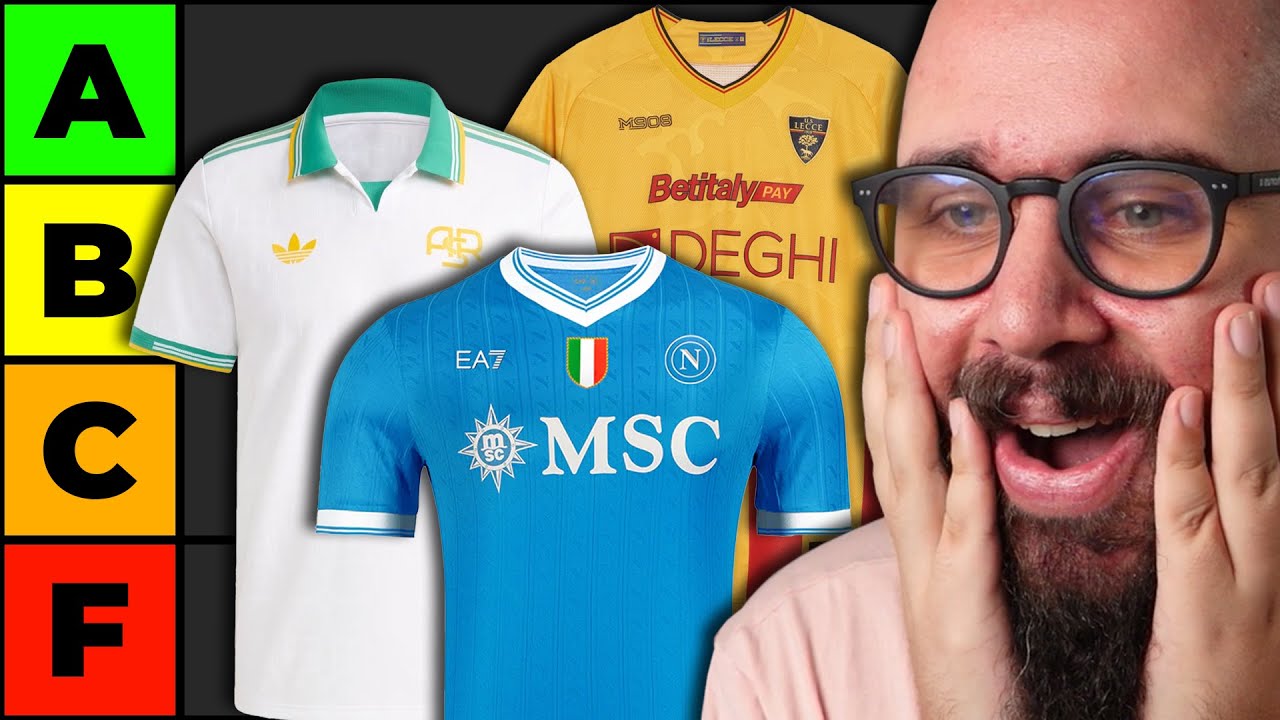Tearless fa la Tier List delle Maglie della Serie A 25/26
