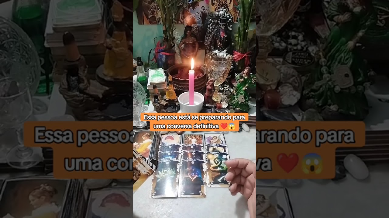 Seu amor afastado está se preparando,vem uma conversa definitiva ⁉️