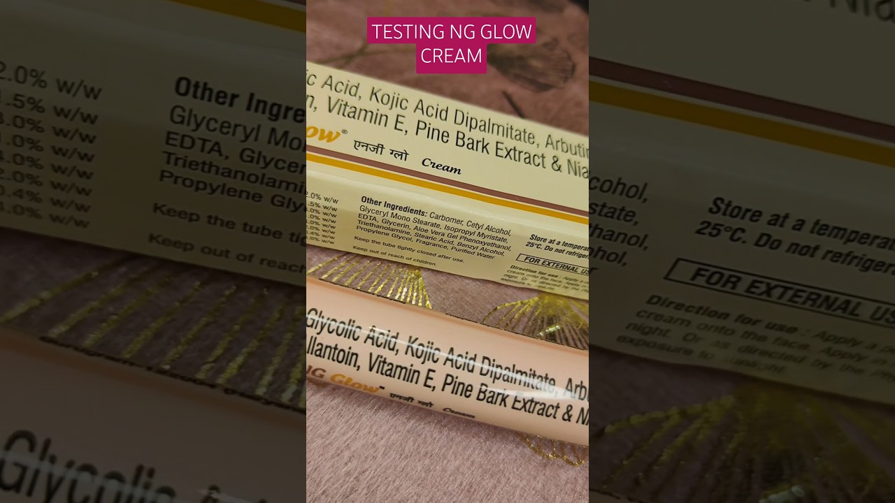 Testing NG Glow Cream #music #ngglow #pharmacy #animation