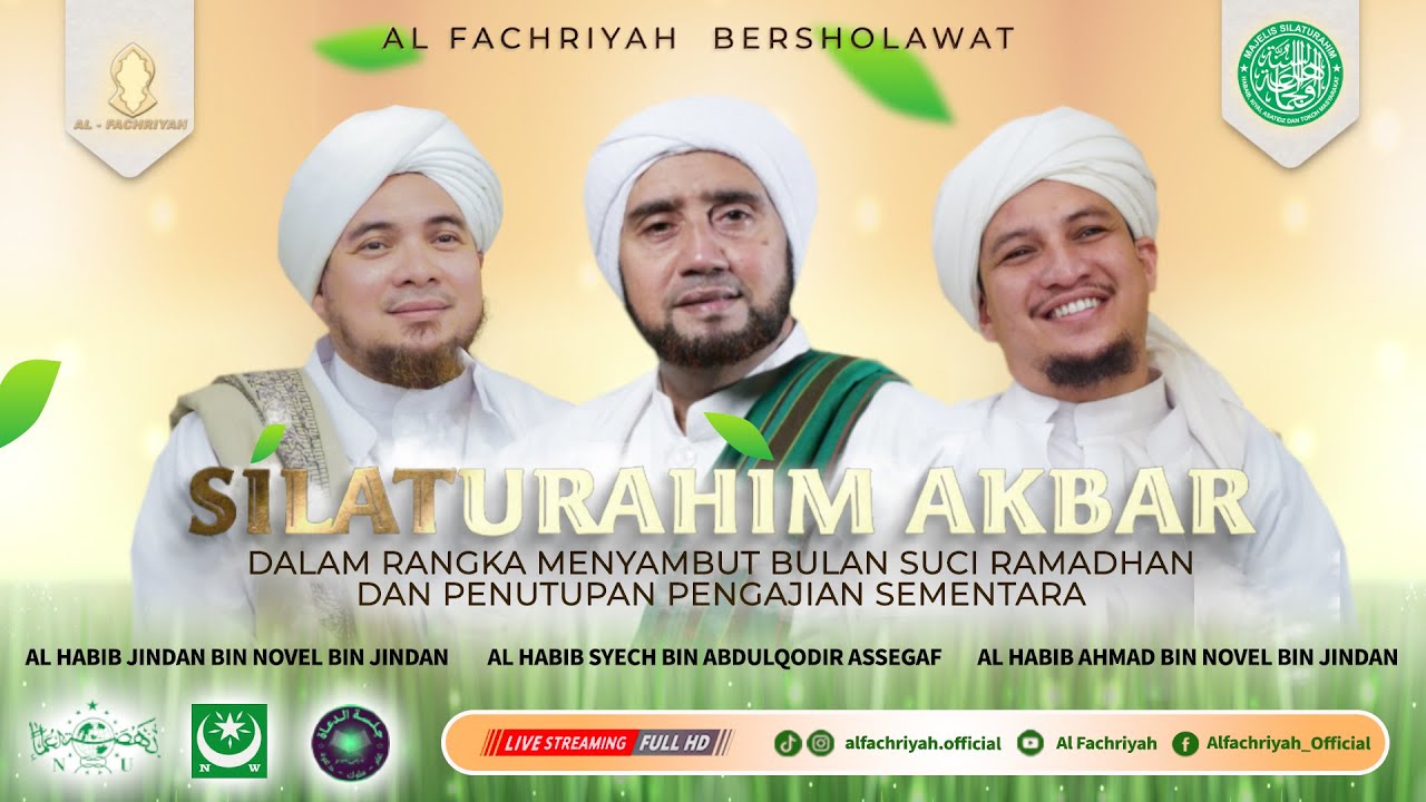 LIVE AL FACHRIYAH BERSHOLAWAT | Silaturahim Akbar 1444 H / 2023