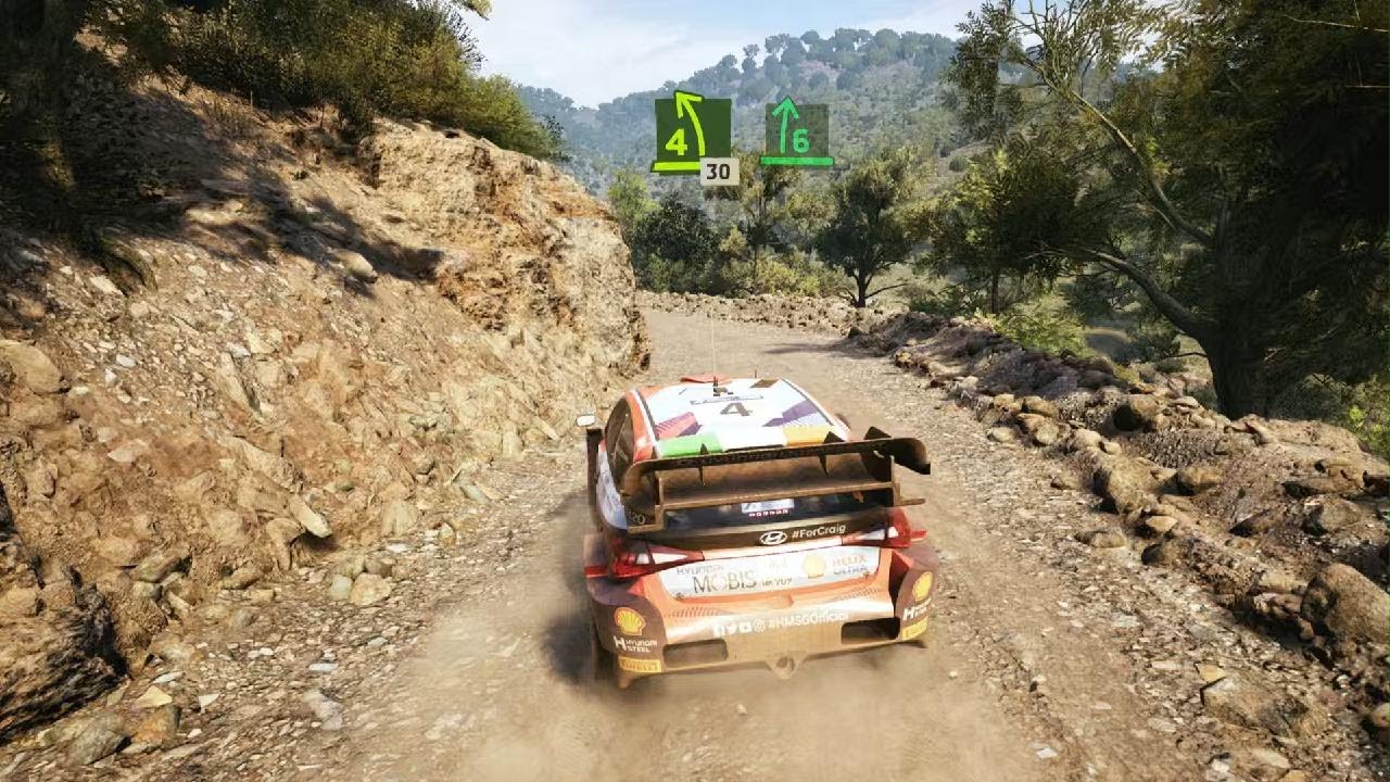 EA SPORTS WRC Rally Greece Stage 17 (Near Chase Cam) 