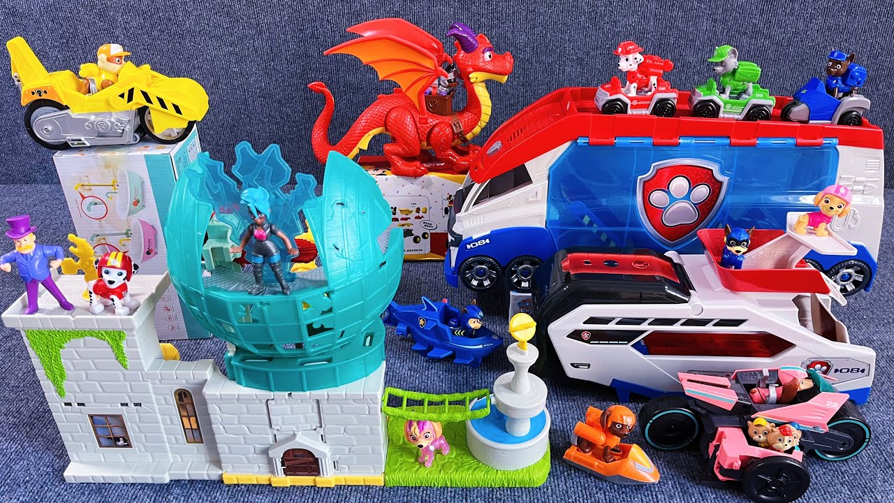 9 minutes of satisfying unboxing, cool ultimate paw patrol toy video compilation ASMR | Toy Review