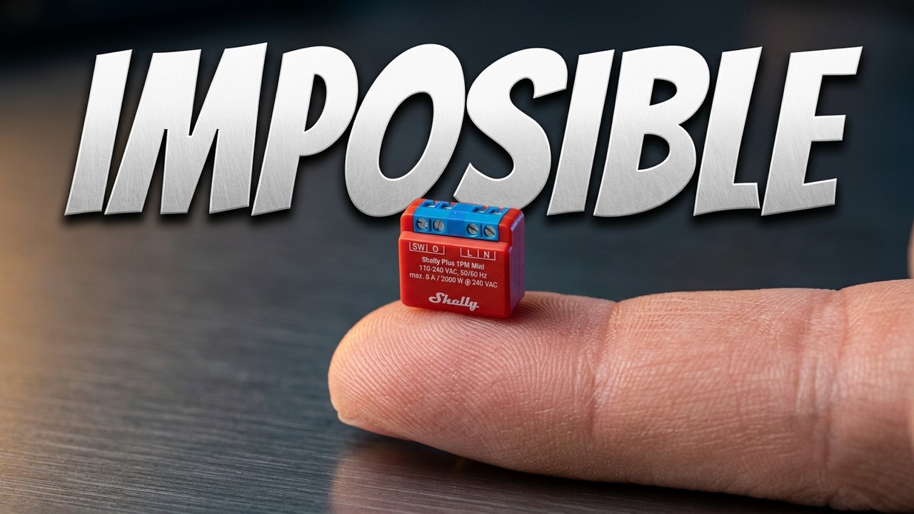 El tamaño IMPOSIBLE del Shelly Plus Mini - ¿Cómo lo han hecho?