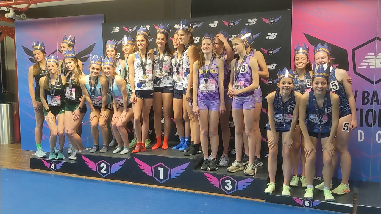 Flower Mound High School 4 x Mile National Record FULL RACE Natalie Cook 4:43 Anchor