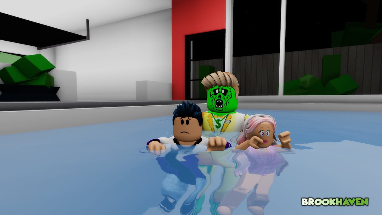 🧟 ZOMBİ KOMŞUMUZUN HAVUZUNA GİRDİK !!! 😈 | BROOKHAVEN RP | ROBLOX TÜRKÇE