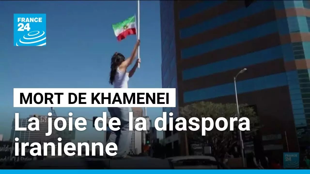 Mort de Khamenei : la joie de la diaspora iranienne • FRANCE 24