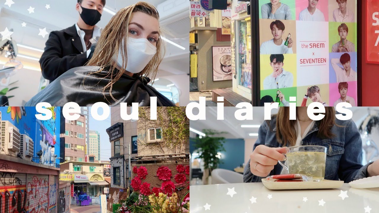 SEOUL DIARIES | korean hair salon + day in hongdae