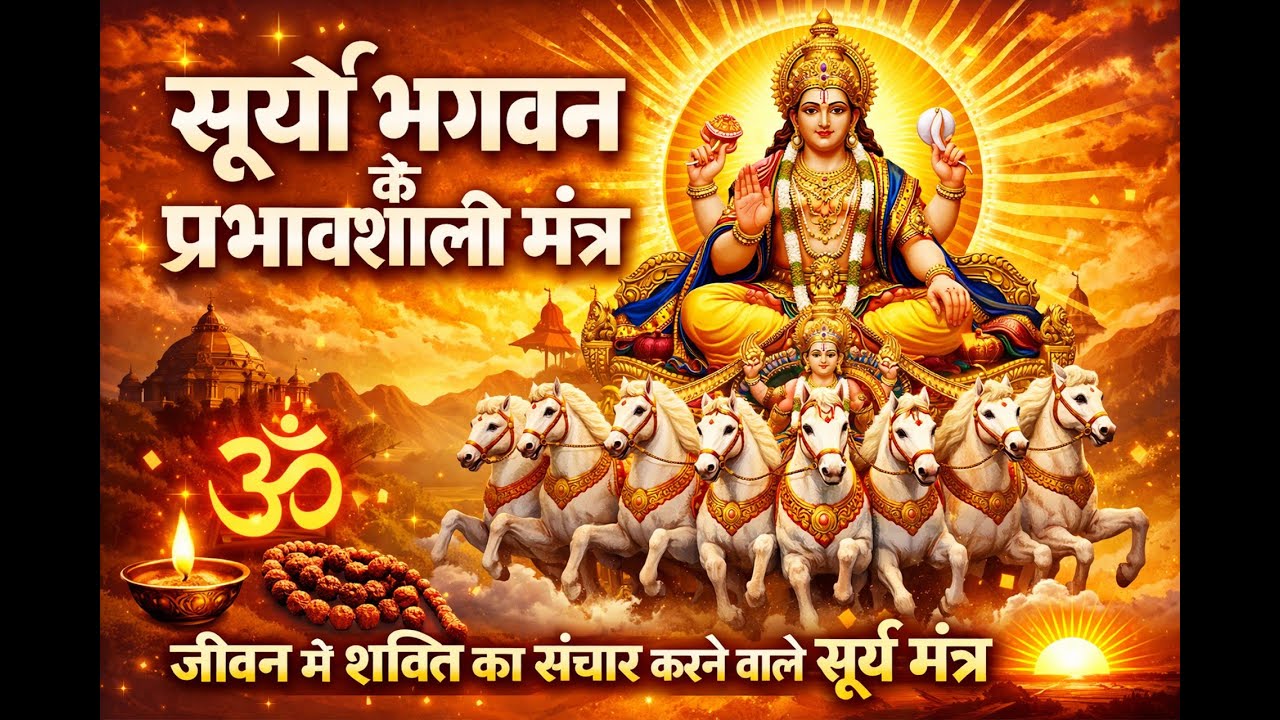सूर्ये भगवान के प्रभावशाली मंत्र | Surya Mantra for Health, Success & Positive Energy | Taaal Vibes