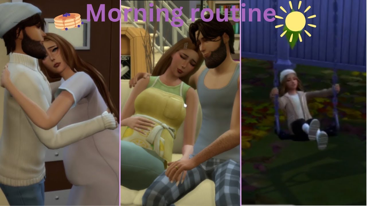 Morning routine, I GO INTO LABOR!!!!!!! #sims4gameplay