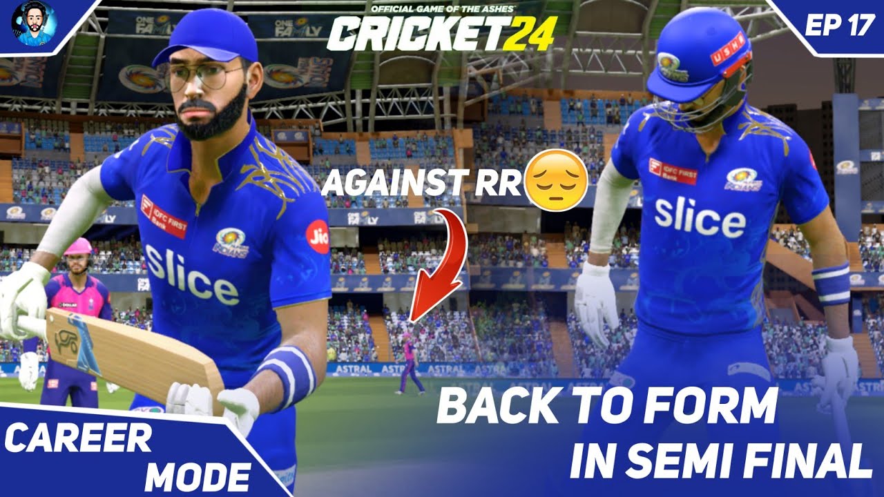 🎇கோலி உடன் சம்பவம்😡 ! Cricket 24 My Career Tamil #17 ! Bact To Form Against RR In Semi💥 ! Ta Gaming