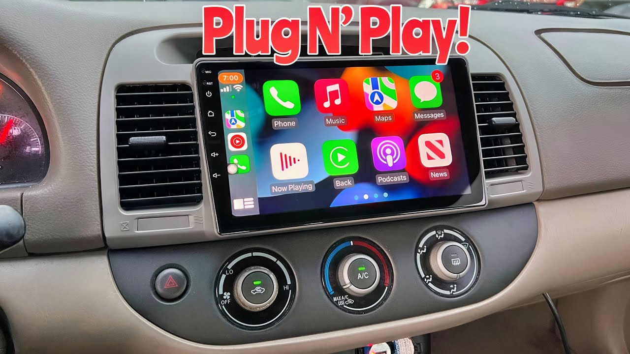 Радио Idoing - Toyota Camry 02-06 - CarPlay и Android Auto!