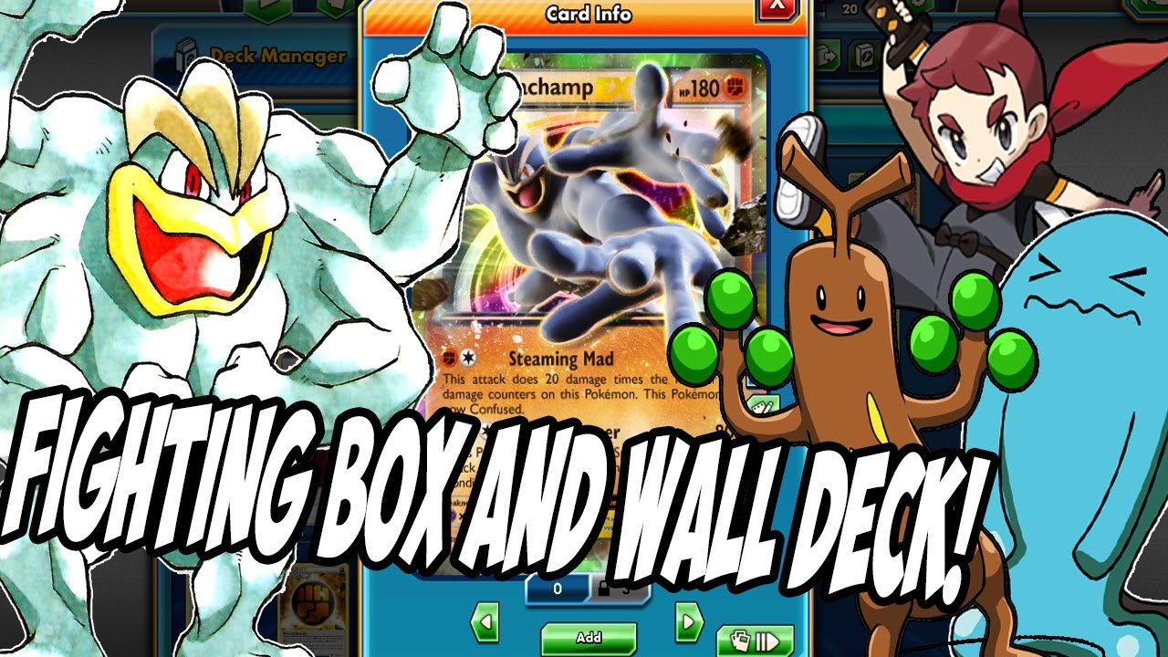 PTCGO New Machamp/Wall/Fighting Box Deck! Lots Of Surprise plays to be made!