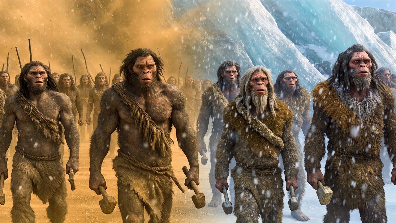 Life 1.9 Million Years Ago | Prehistoric people survived sandstorms and freezing cold