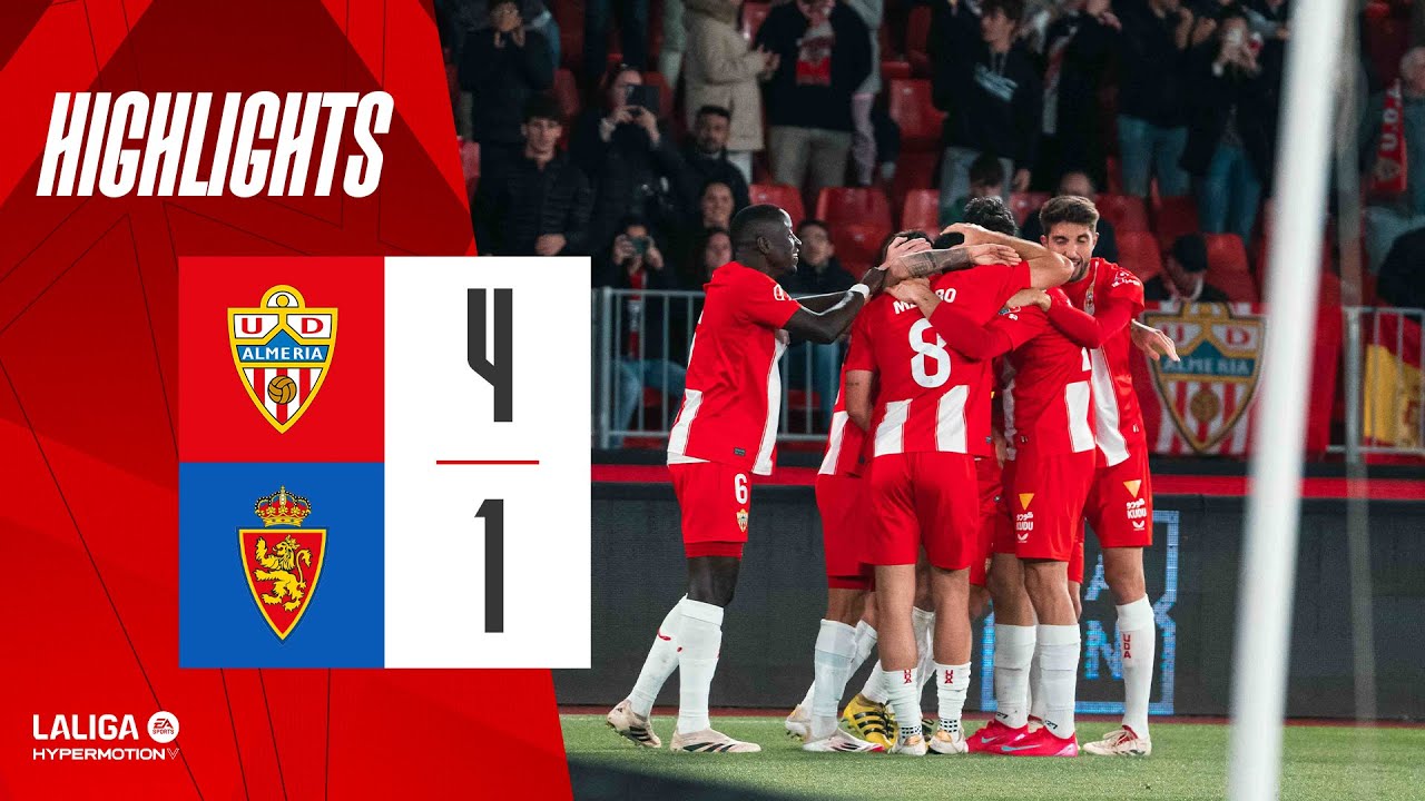 Resumen | UD Almería 4-1 Real Zaragoza