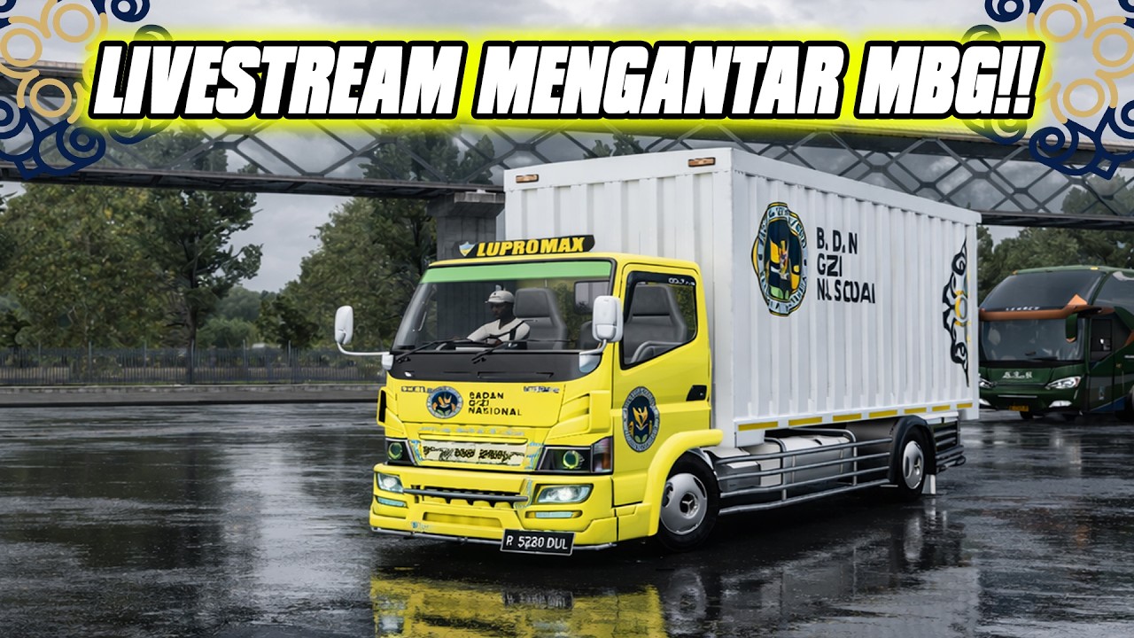 🔴[ LIVE ] Day 1 Mengantar MBG #mbg #ets2 #bussid