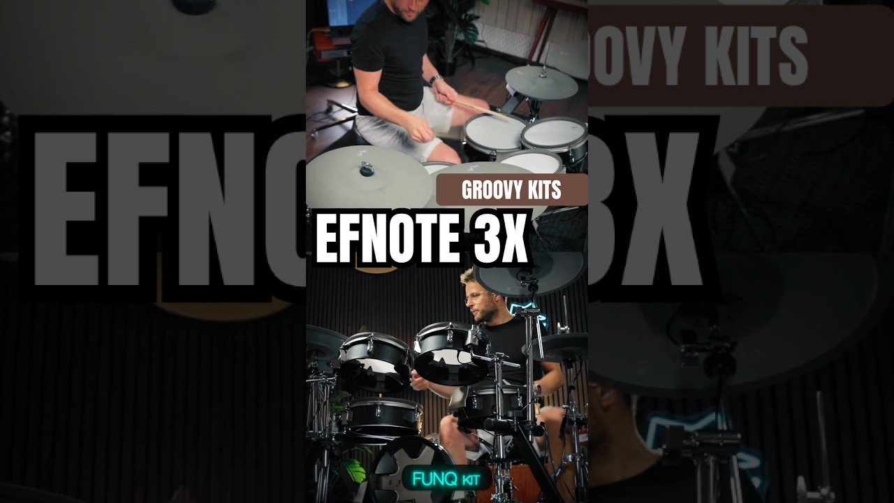 Some GROOVY onboard kits of the EFNOTE 3X electronic drum sound module