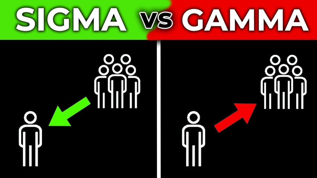 Hombre SIGMA vs Hombre GAMMA (►10 Diferencias Principales)