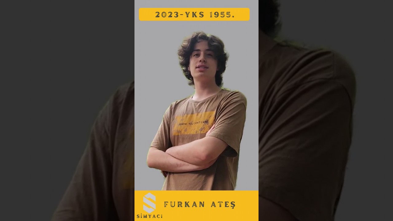Yks 1844. Furkan ATEŞ #kimya #simyacı #derece #tıp #yks2024 #tyt #ayt #simavfenlisesi