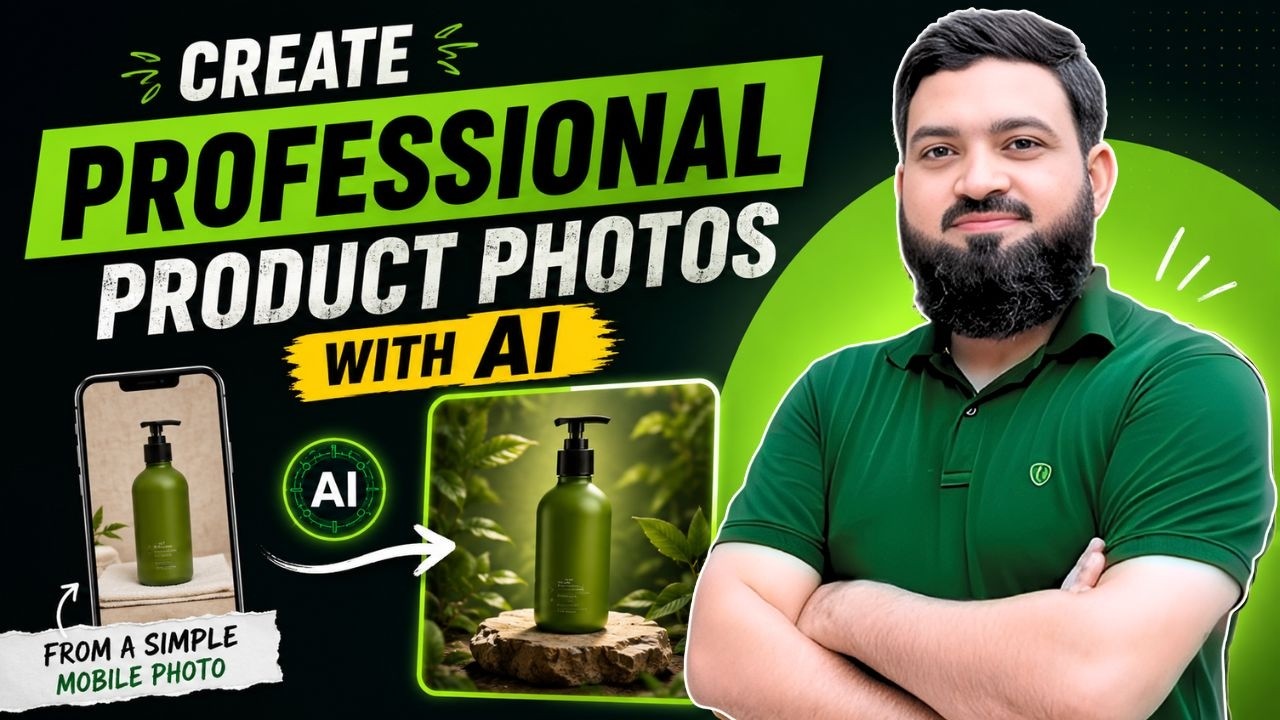Create Professional Product Photos with AI (From a Simple Mobile Photo)