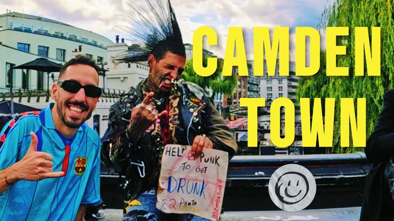 🤘🔥 LO MEJOR DE CAMDEN TOWN !🔥Comida, Punk, Policía y Locura TOTAL en Londres 2025 🇬🇧