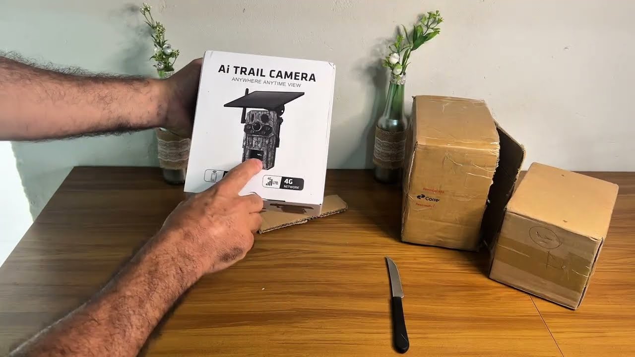 Chegou a Nova C&acirc;mera de Trilha 4G LTE &ndash; AI Trail Camera | Unboxing Exclusivo