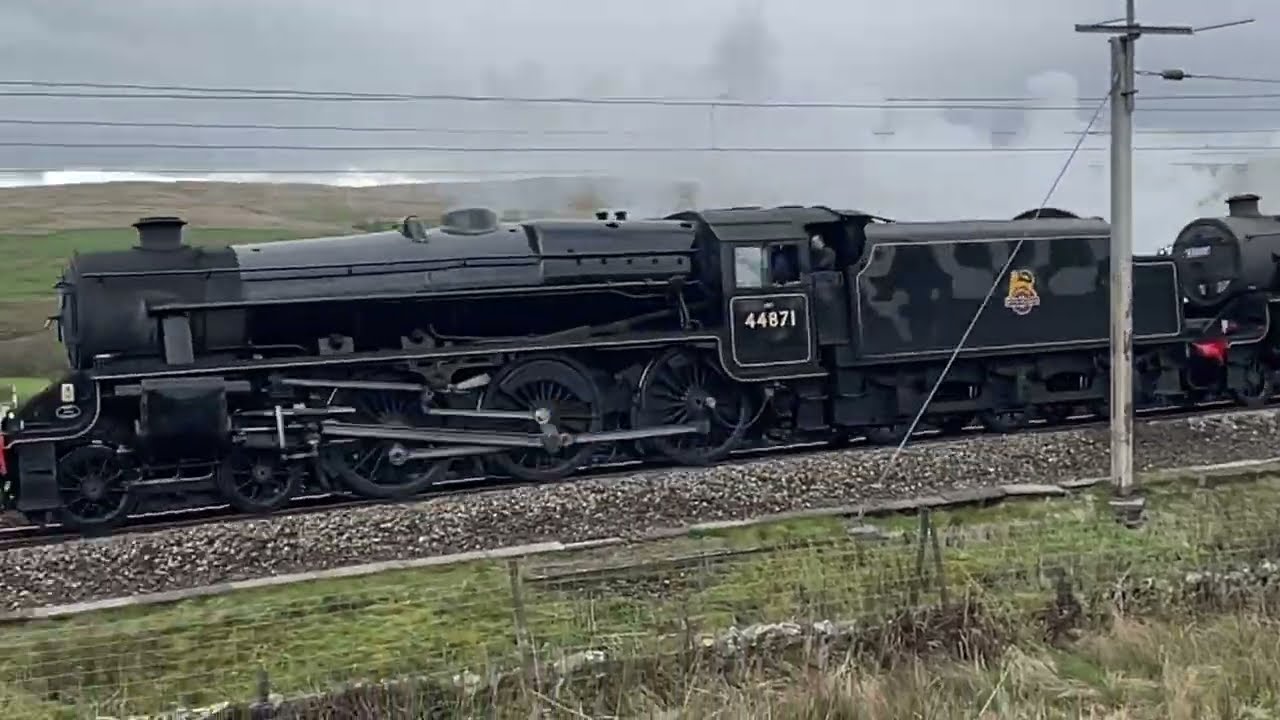 Trains - WCML inc Great Britain XVI - Lowgill, Scout Green - 19/04/2024 includes 44871; 45407; 34067