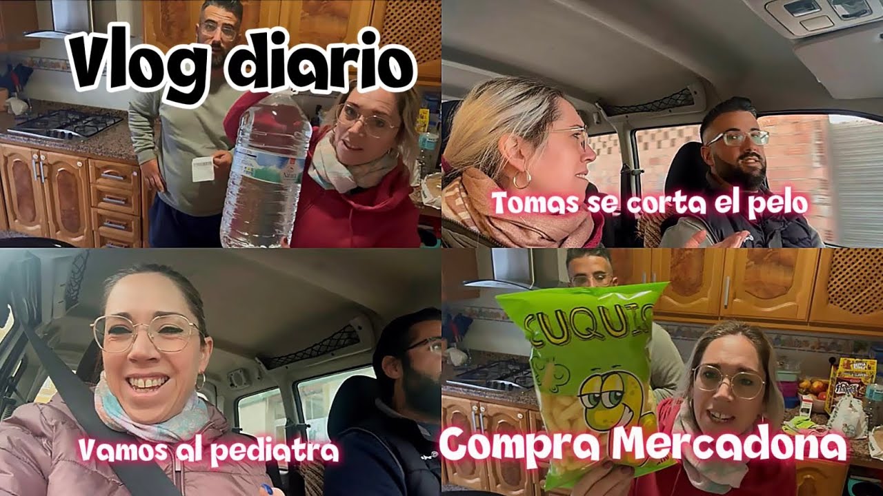 VLOGS DIARIO//POR FIN TOMAS SE CORTA EL PELO// COMPRA MERCADONA//ESCENAS DE MATRIMONIO//CACHONDEO 