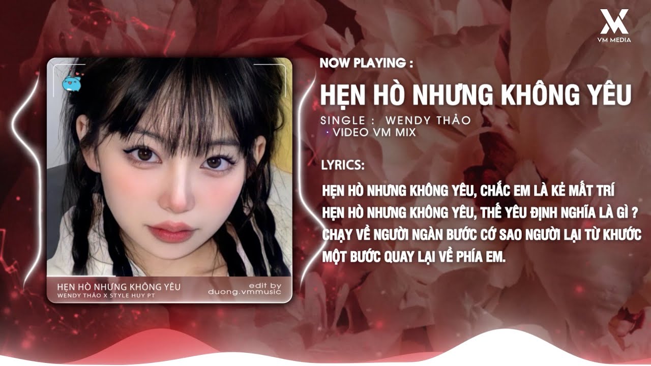 Hẹn Hò Nhưng Không Yêu Remix 1 HOUR - Wendy Thảo ♫ Em Cố Trăm Lần Chẳng Bằng Ai Đó Một Phần Remix