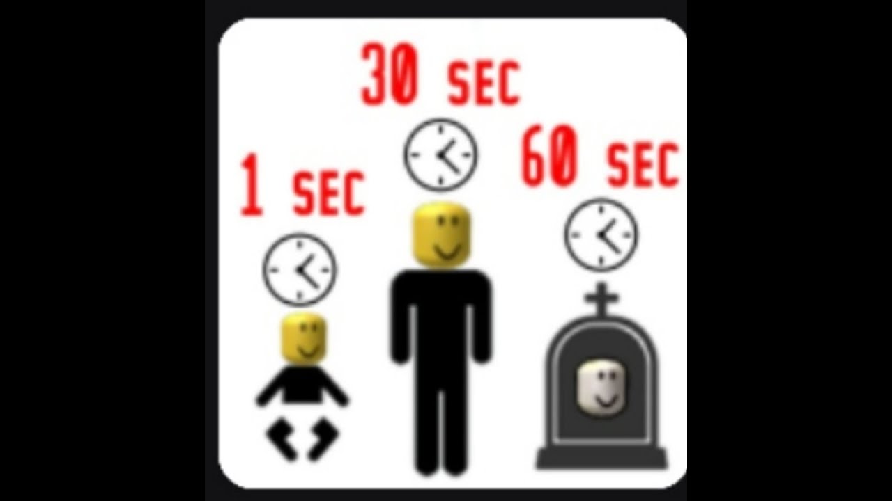 Roblox - 1 seconde = 1 ans sur ce jeu roblox #roblox