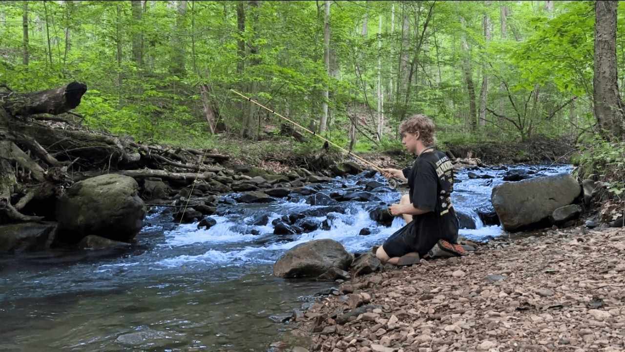 A Fun Time Fishing A Tiny Creek! :)