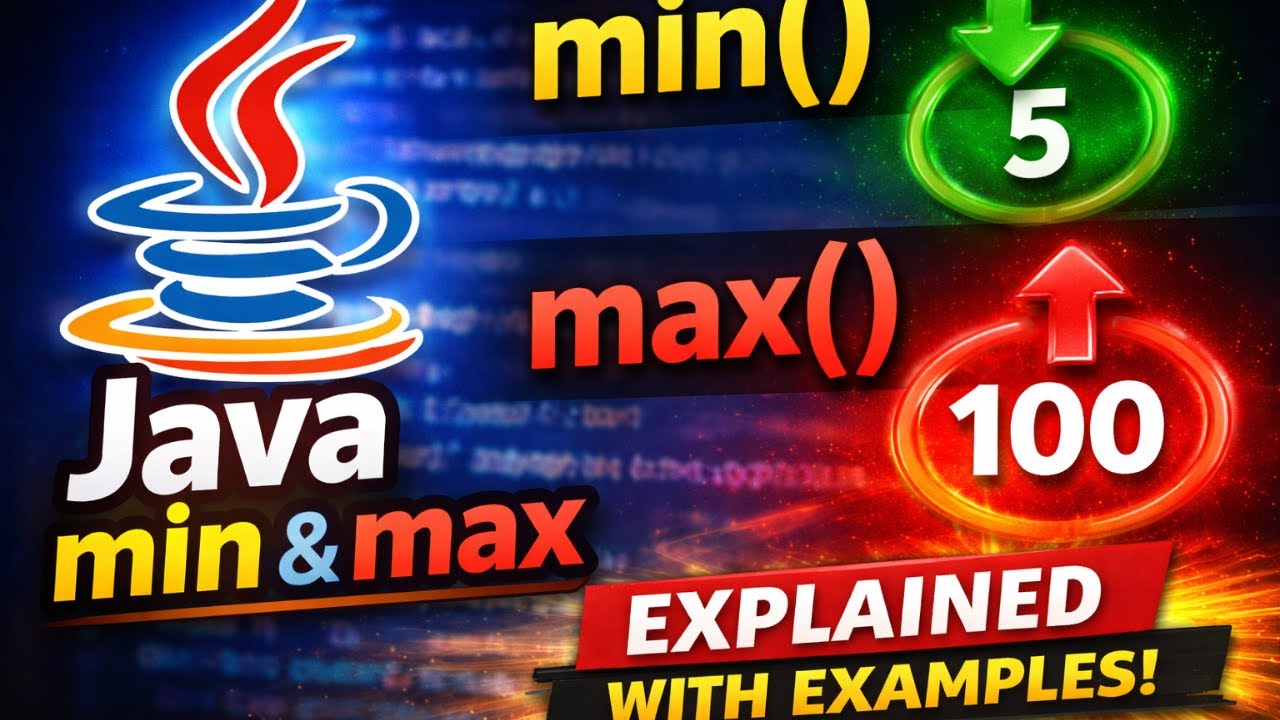 Java Streams min() & max() Explained with Examples | Find Min & Max in Java