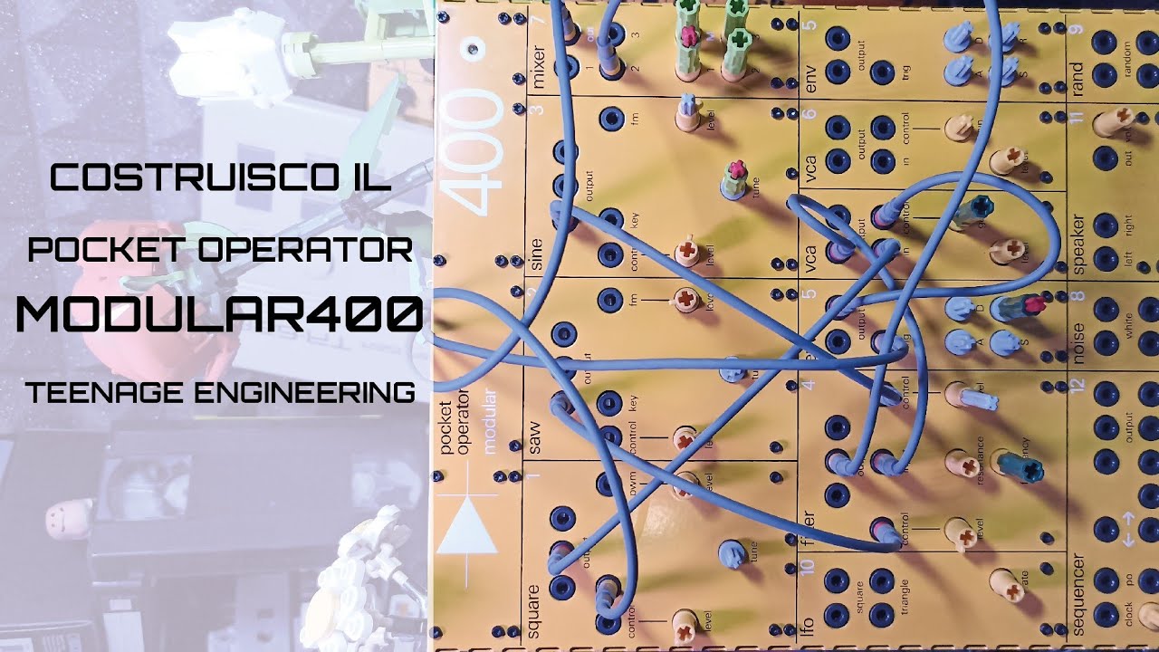 Pocket Operator MODULAR400 Teenage Engineering - ASSEMBLAGGIO