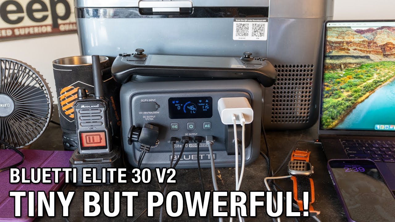 Bluetti Elite 30 V2 - The Small but Powerful Camping Power Station
