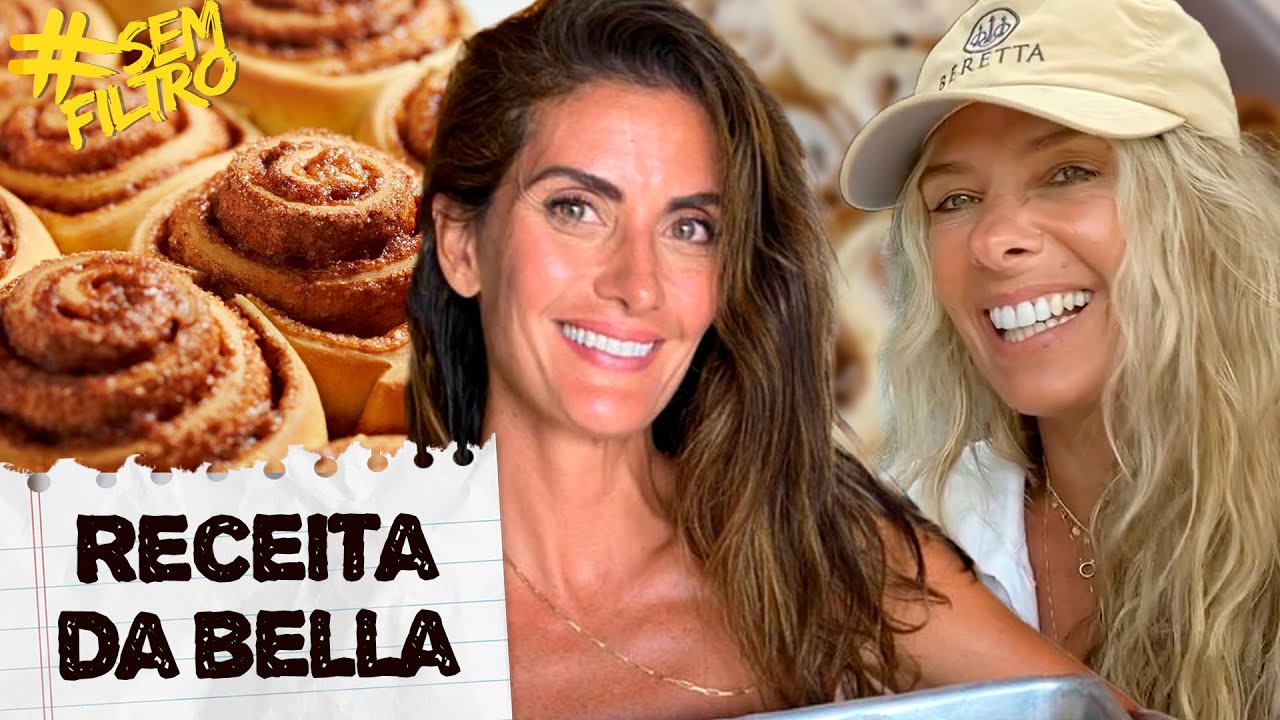 CINNAMON ROLL: PÃO FOFINHO, DOCE E COM CREAM CHEESE DA ISABELLA FIORENTINO | Adriane Galisteu