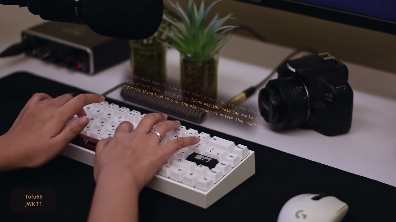 Tofu65 | JWK T1 Full Nylon Sound Test