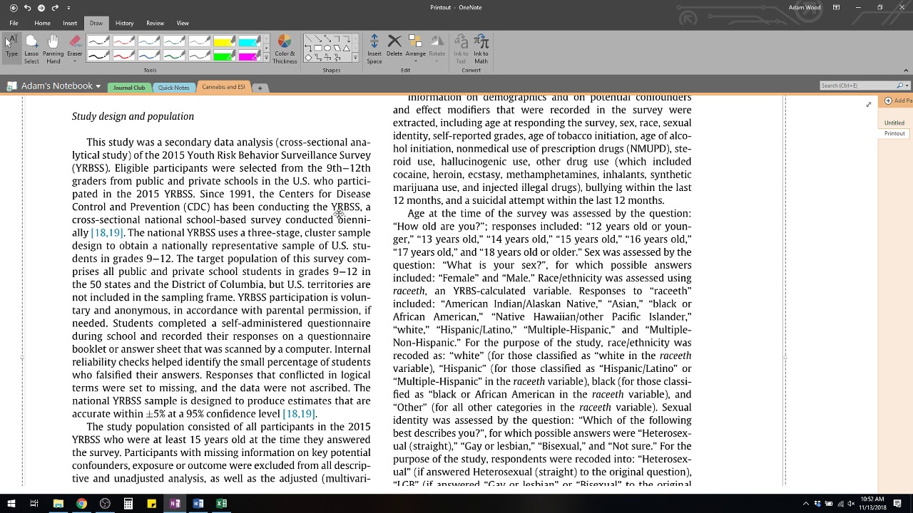 Epi Bio Journal Club #1
