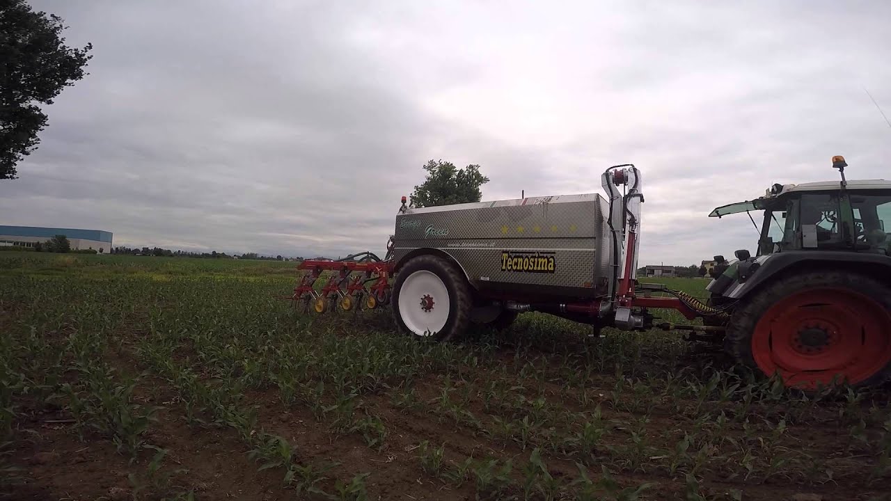 Digestato e Refluo bovino interrato nel mais in copertura