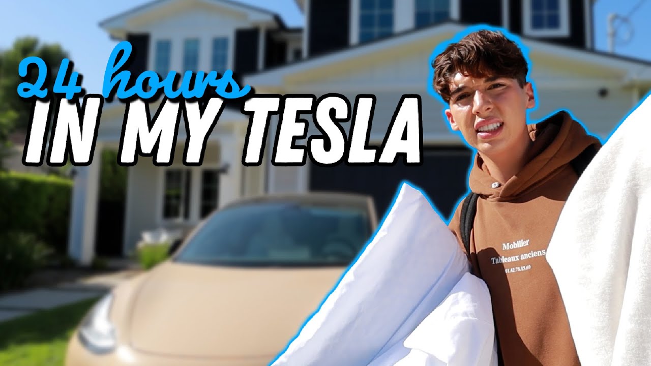 ЖИВУ В СВОЕЙ TESLA 24 ЧАСА!