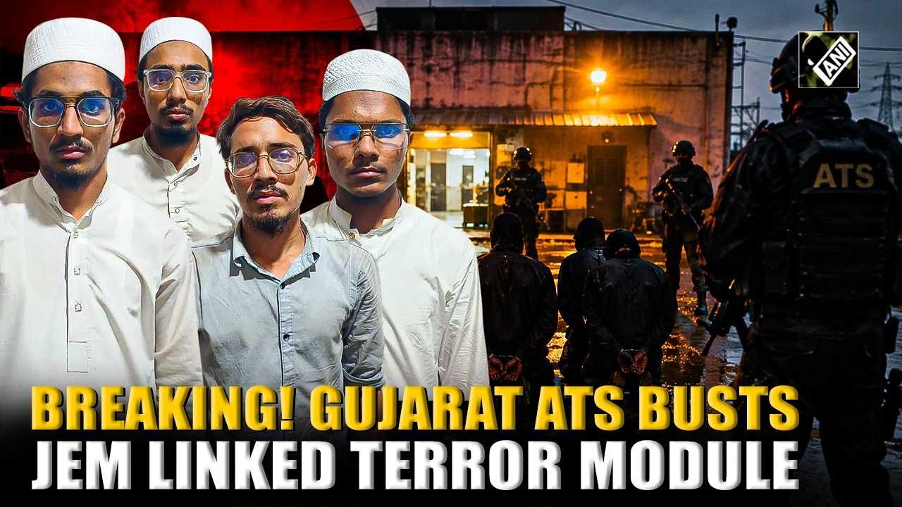 Big! Gujarat ATS busts yet another terror-module, arrests five more accused associated with JeM