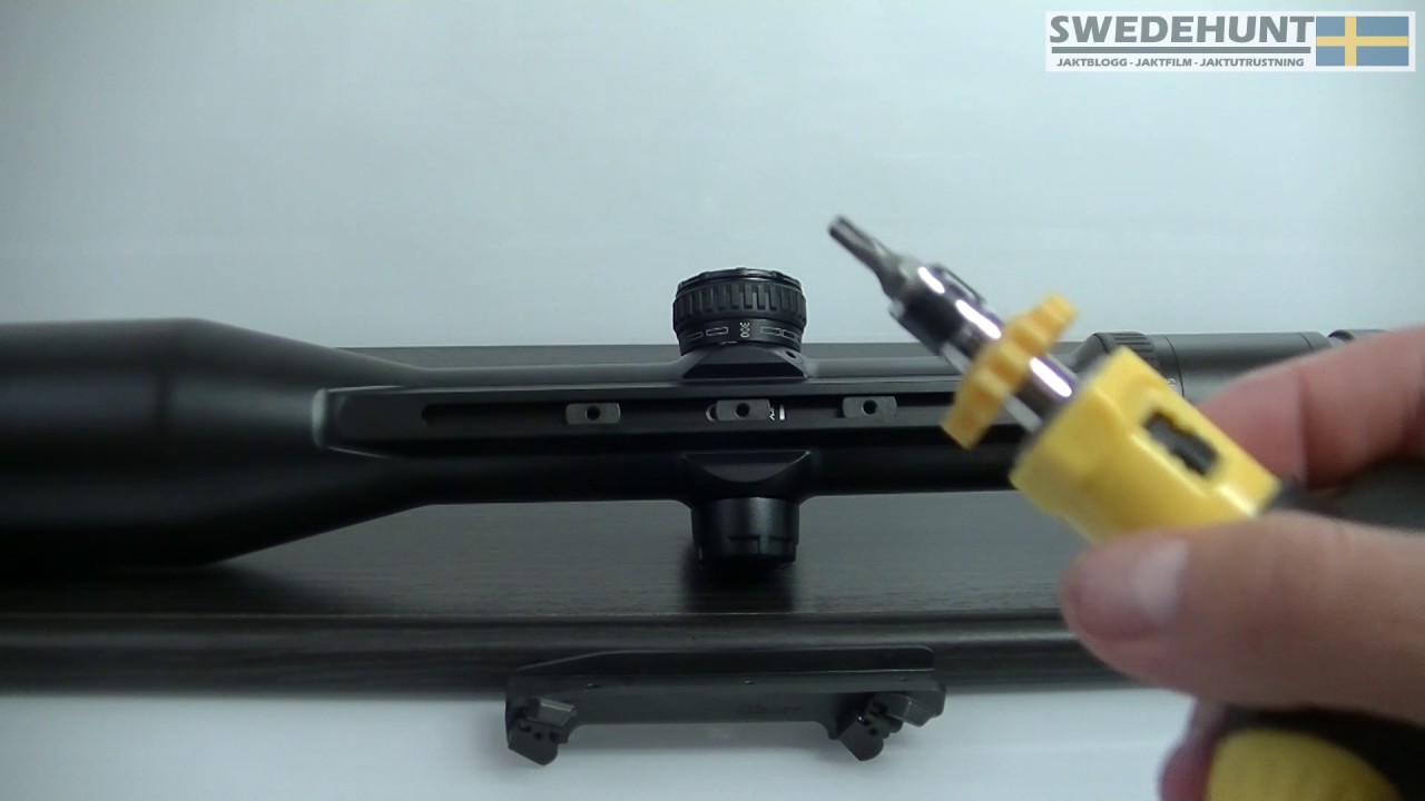 How to mount the ZEISS rail optics on a Blaser Saddle mount